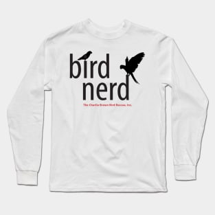 CB bird nerd - black type Long Sleeve T-Shirt